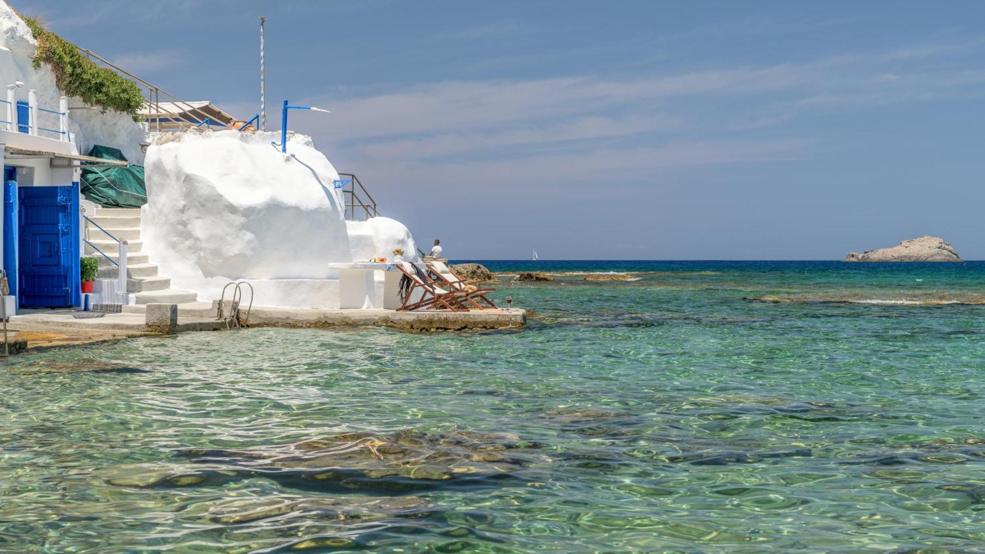 Esperanza Boathouses Mandrakia Exteriér fotografie