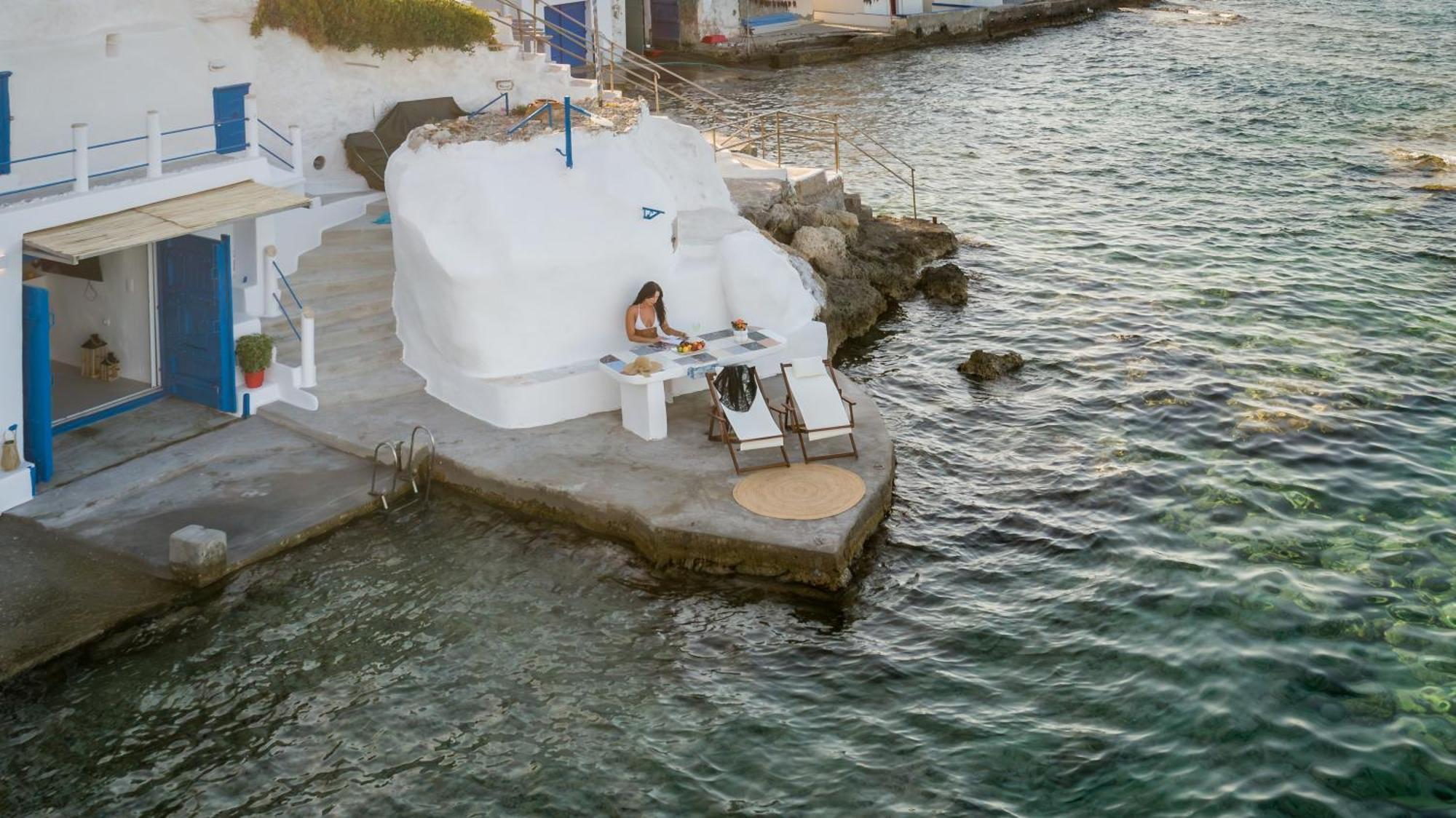 Esperanza Boathouses Mandrakia Exteriér fotografie